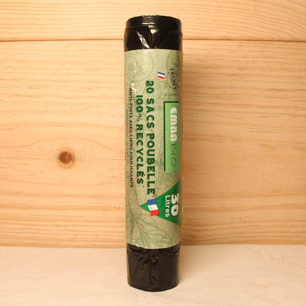 Sacs Poubelle 100% recyclés - 30L - 20pc Relais Vert vrac-zero-dechet-ecolo-balma-gramont