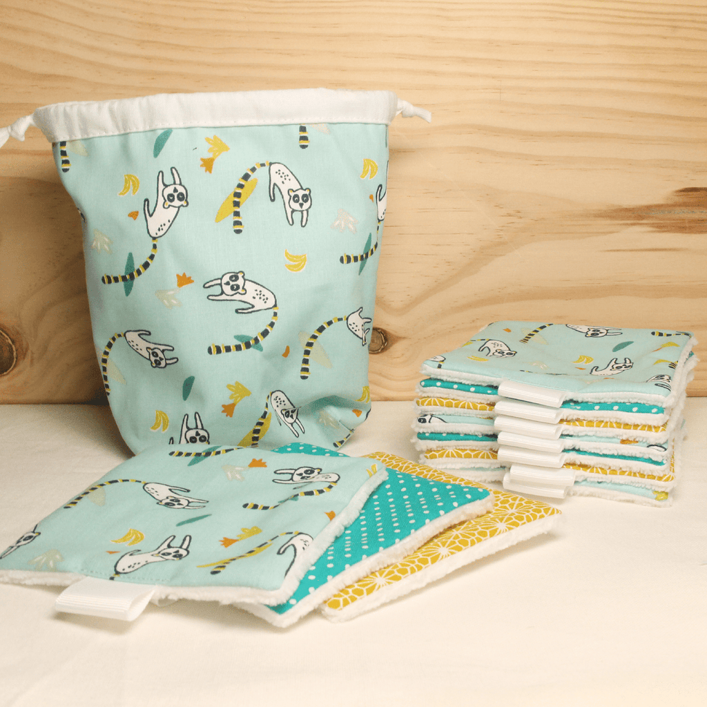 10 lingettes de change et pochon Joli Tintamarre vrac-zero-dechet-ecolo-balma-gramont