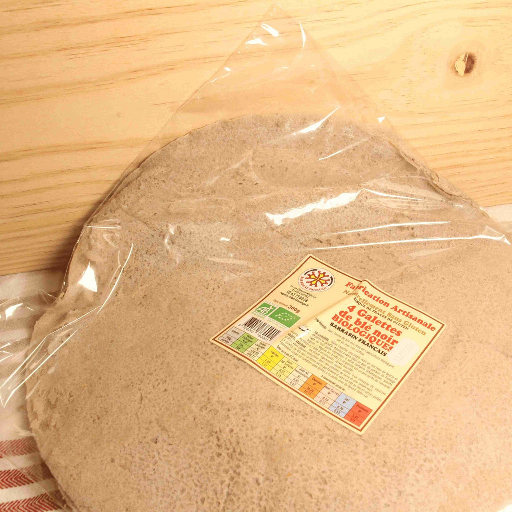 4 galettes de blé noir au sarrasin français BIO - 300g - ANTIGASPI Régal Occitan vrac-zero-dechet-ecolo-balma-gramont