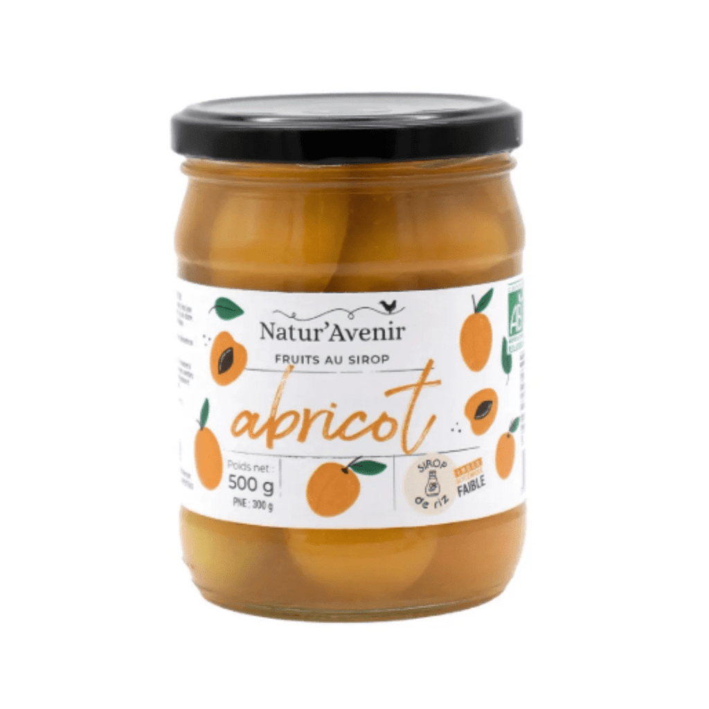Abricots au sirop BIO - 300g net égoutté - ANTIGASPI Natur'Avenir vrac-zero-dechet-ecolo-balma-gramont