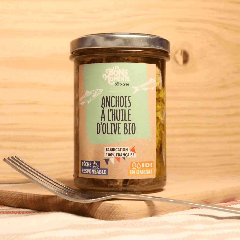 Anchois MSC à l’huile d’olive - 200g Les Bons Moments vrac-zero-dechet-ecolo-balma-gramont