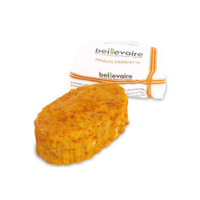 Beurre de baratte piment d'Espelette - 125g Beillevaire vrac-zero-dechet-ecolo-balma-gramont