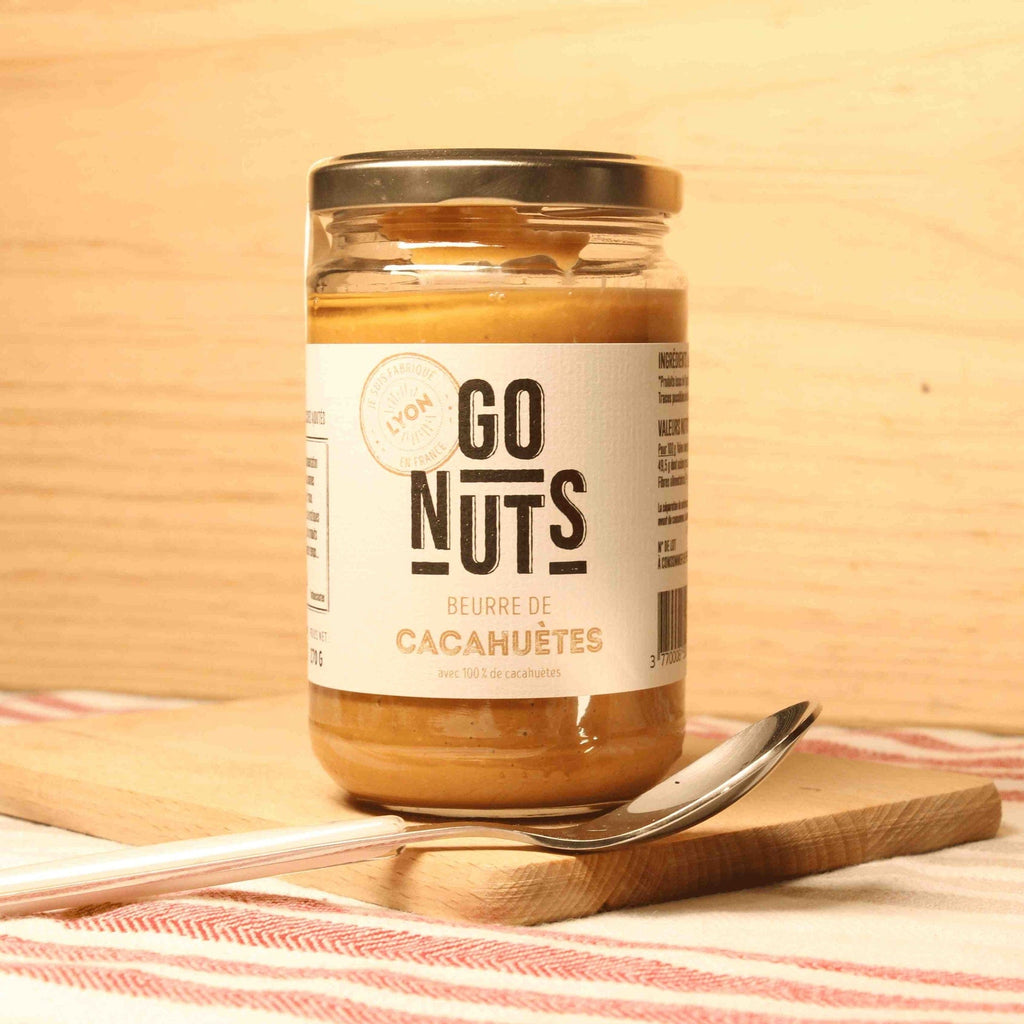 Beurre de cacahuètes BIO - 270g Go Nuts vrac-zero-dechet-ecolo-balma-gramont