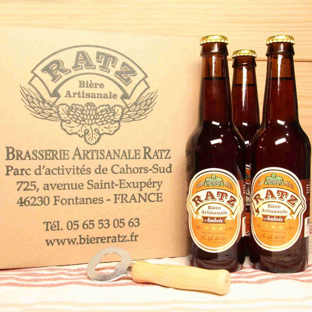 Bière ambrée - Ratz - colis 12 x 33cl Ratz vrac-zero-dechet-ecolo-balma-gramont