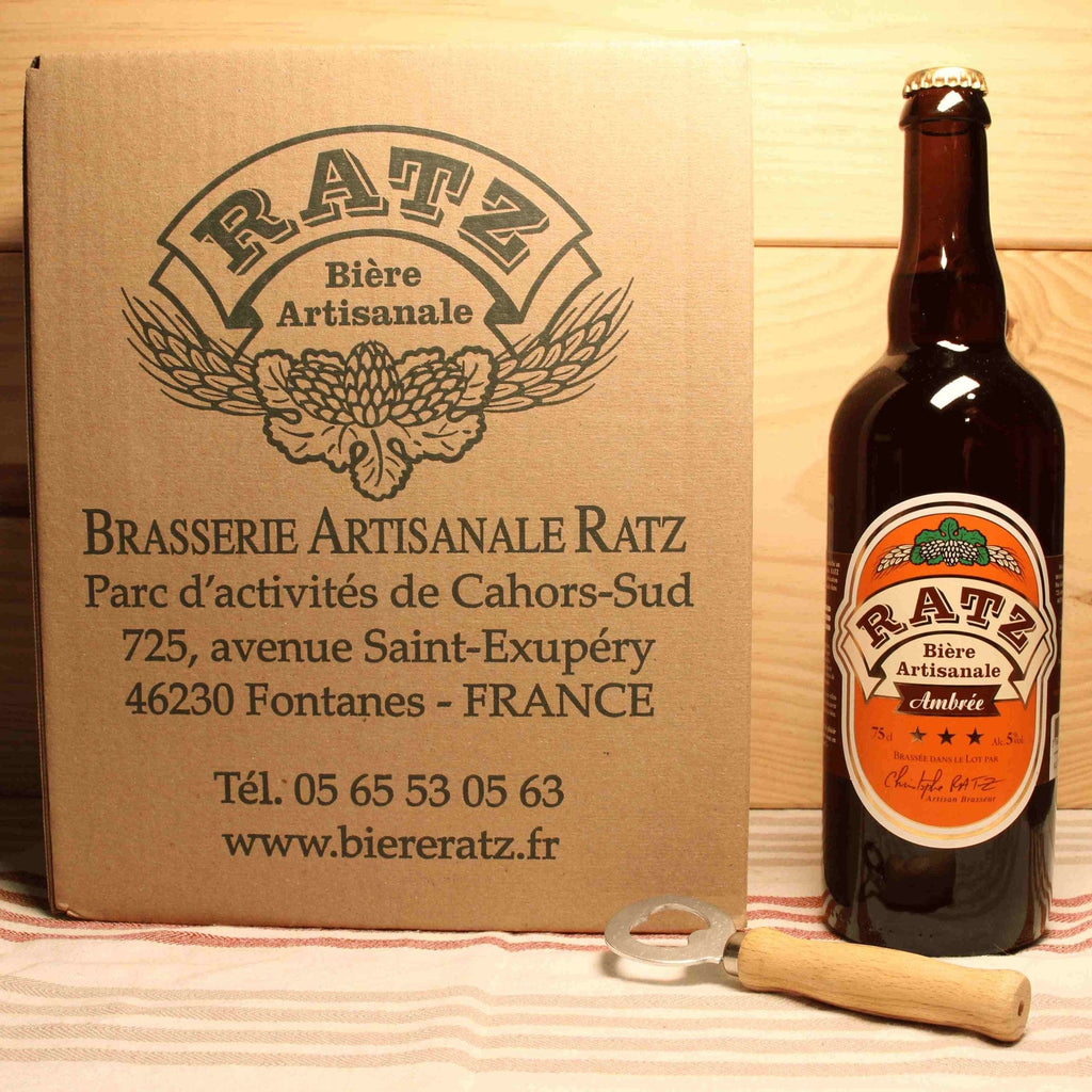 Bière ambrée - Ratz - Pack 6 x 75cl Ratz vrac-zero-dechet-ecolo-balma-gramont