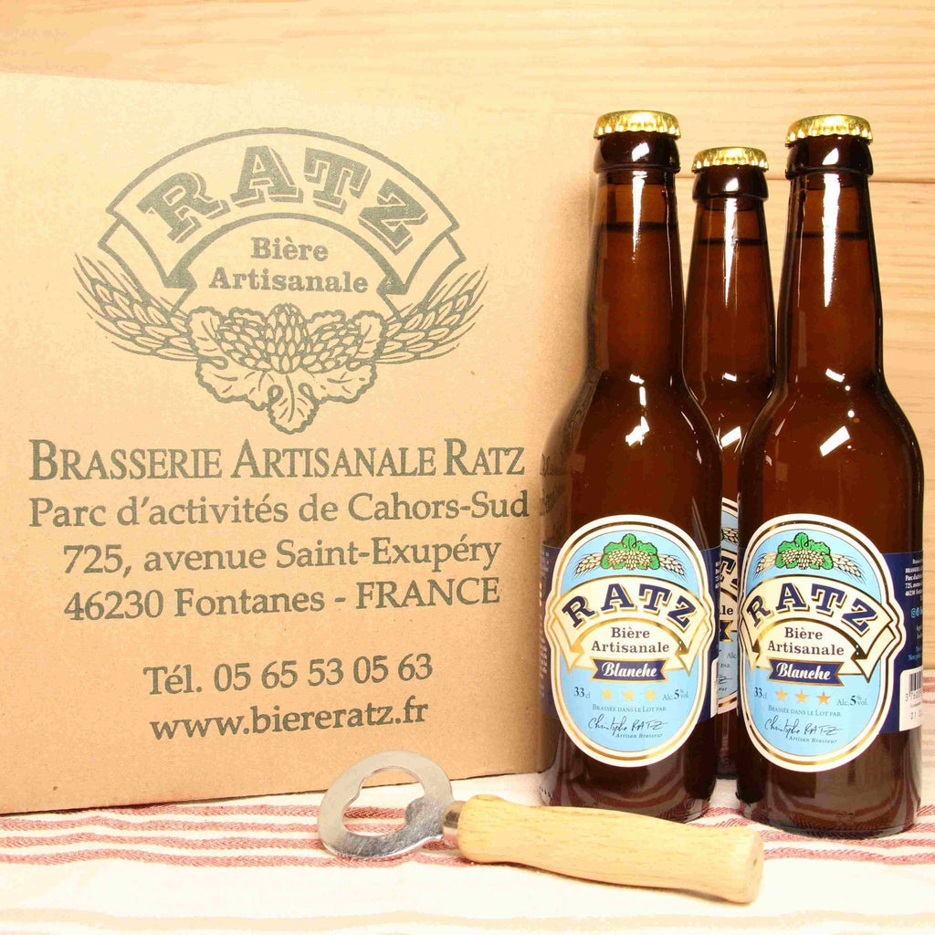 Bière blanche - Ratz - Pack 12 x 33cl - ANTIGASPI Ratz vrac-zero-dechet-ecolo-balma-gramont