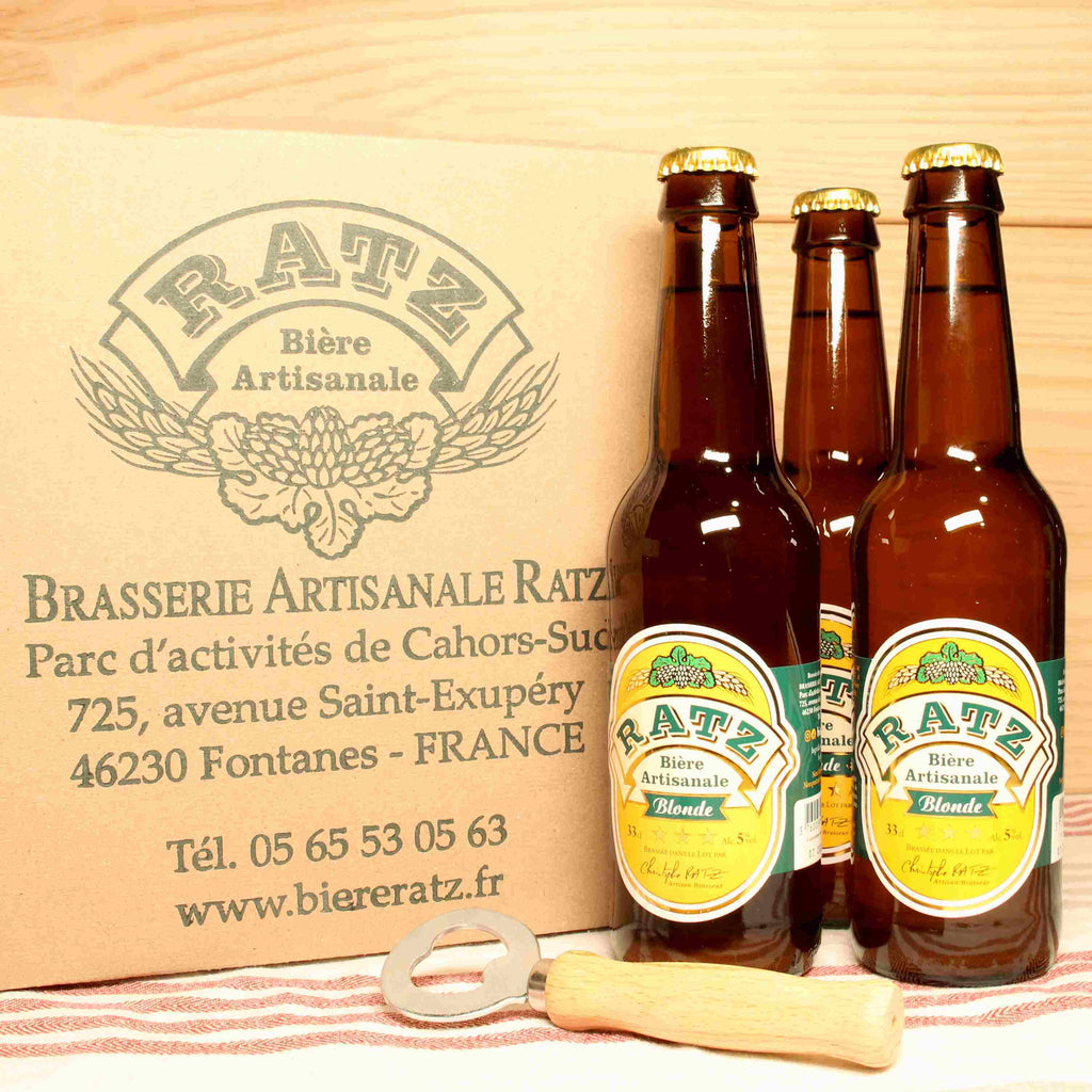 Bière blonde - Ratz - colis 12 x 33cl Ratz vrac-zero-dechet-ecolo-balma-gramont