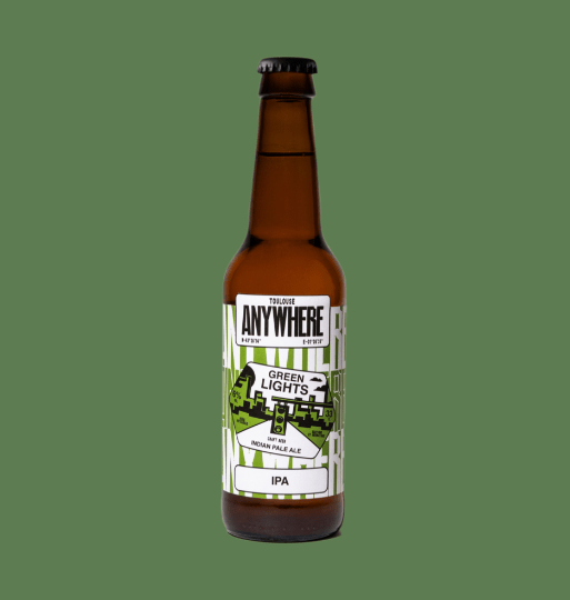 Bière Green Lights - IPA 6% - 33cl ANYWHERE vrac-zero-dechet-ecolo-balma-gramont