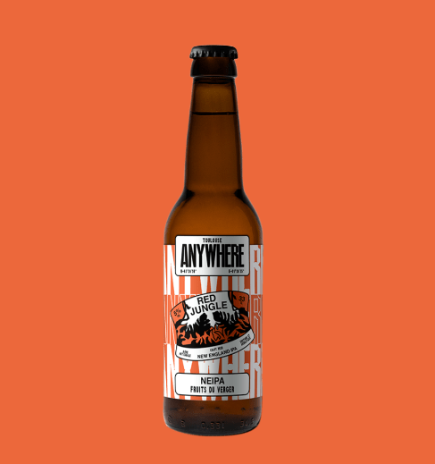 Bière Red Jungle - Neipa 5% - 75cl ANYWHERE vrac-zero-dechet-ecolo-balma-gramont