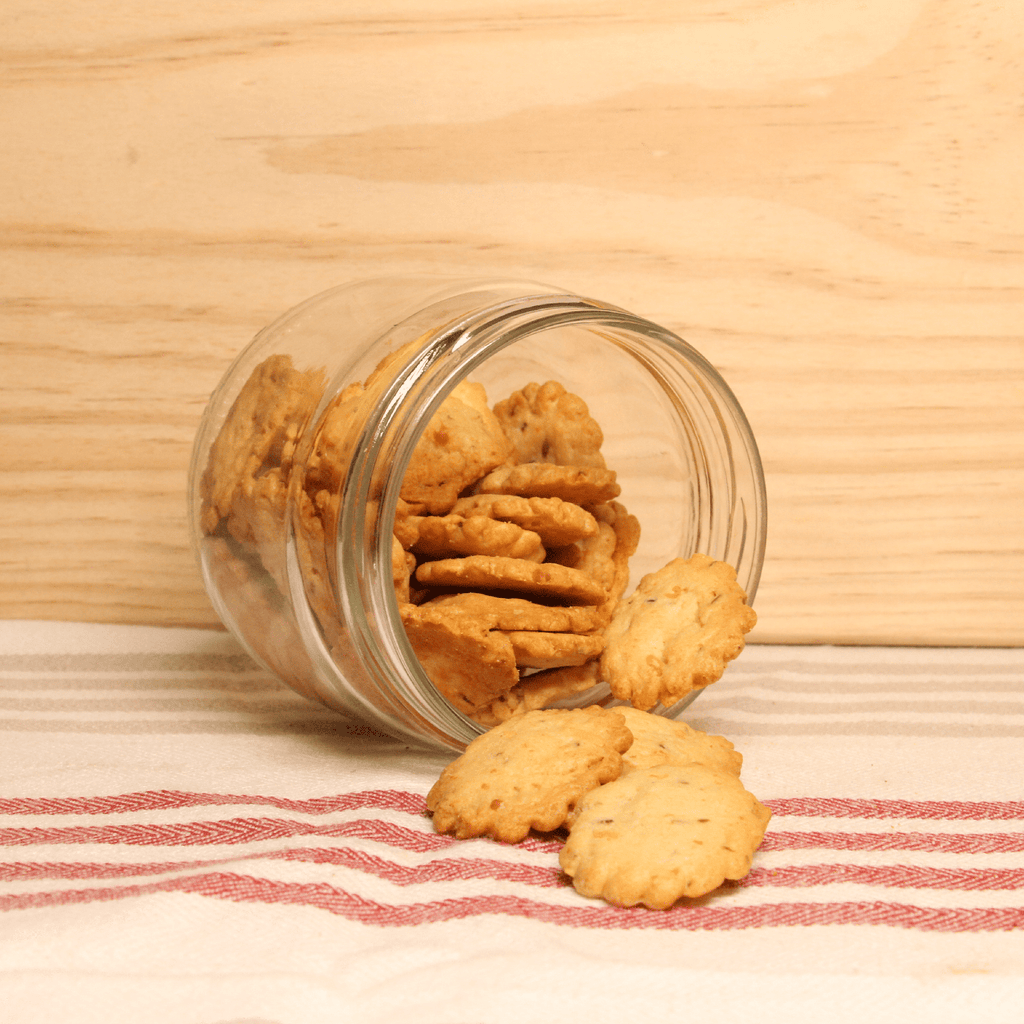 Biscuits salés Chèvre cumin - 100g Okina vrac-zero-dechet-ecolo-balma-gramont
