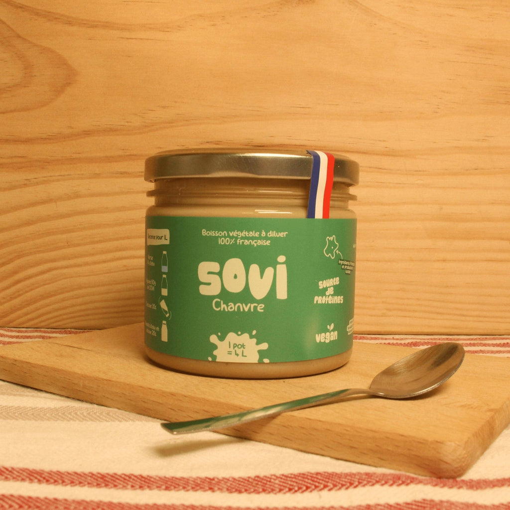 Boisson végétale chanvre BIO - 1 pot de 320g = 4L Sovi vrac-zero-dechet-ecolo-balma-gramont