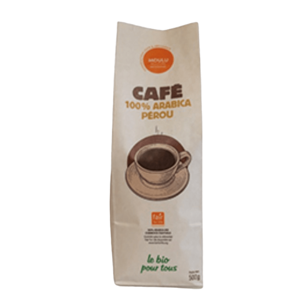 Café moulu Pérou BIO - intensité 6/10 - 500g Le bio pour tous vrac-zero-dechet-ecolo-balma-gramont