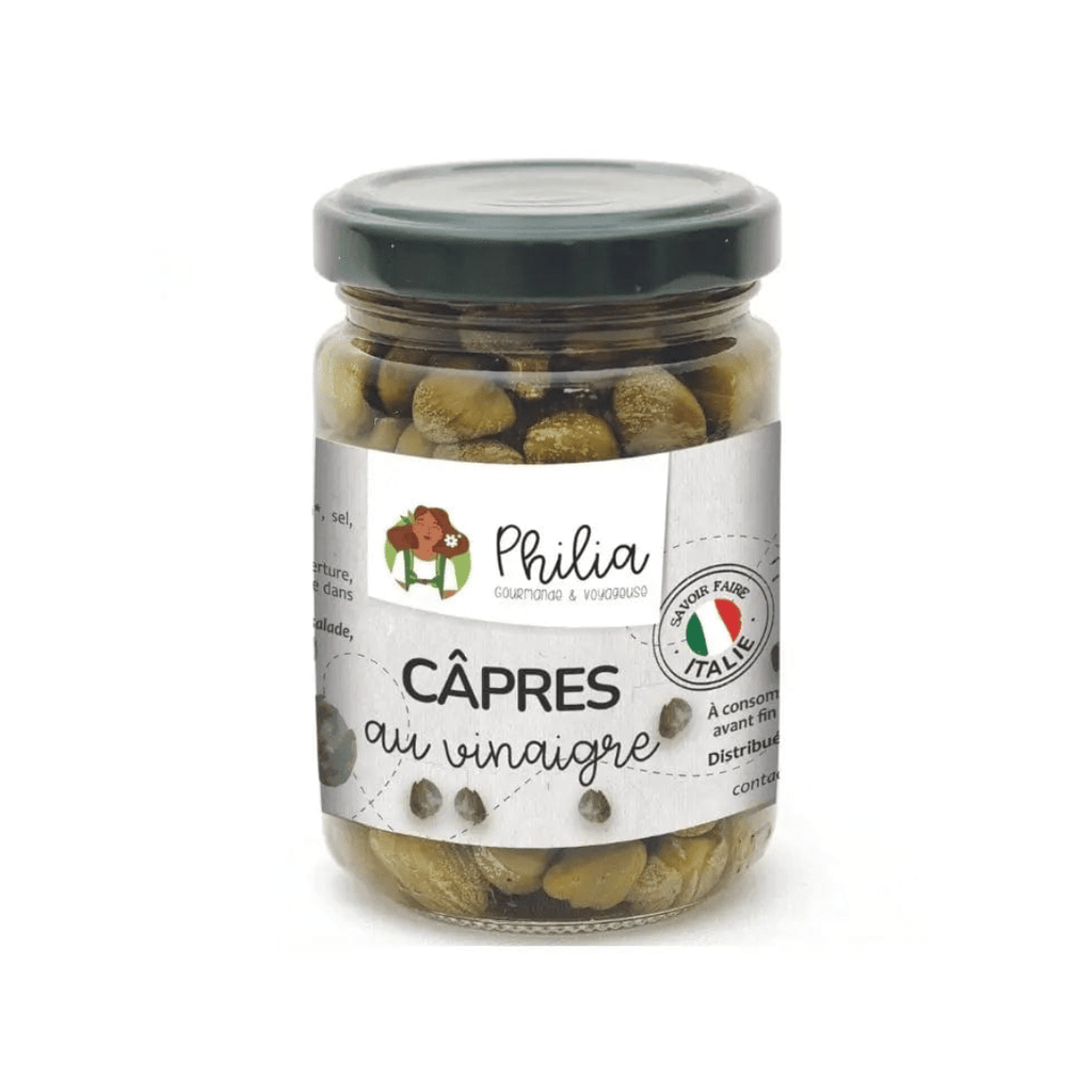 Câpres au vinaigre BIO - 125g net égoutté Philia vrac-zero-dechet-ecolo-balma-gramont