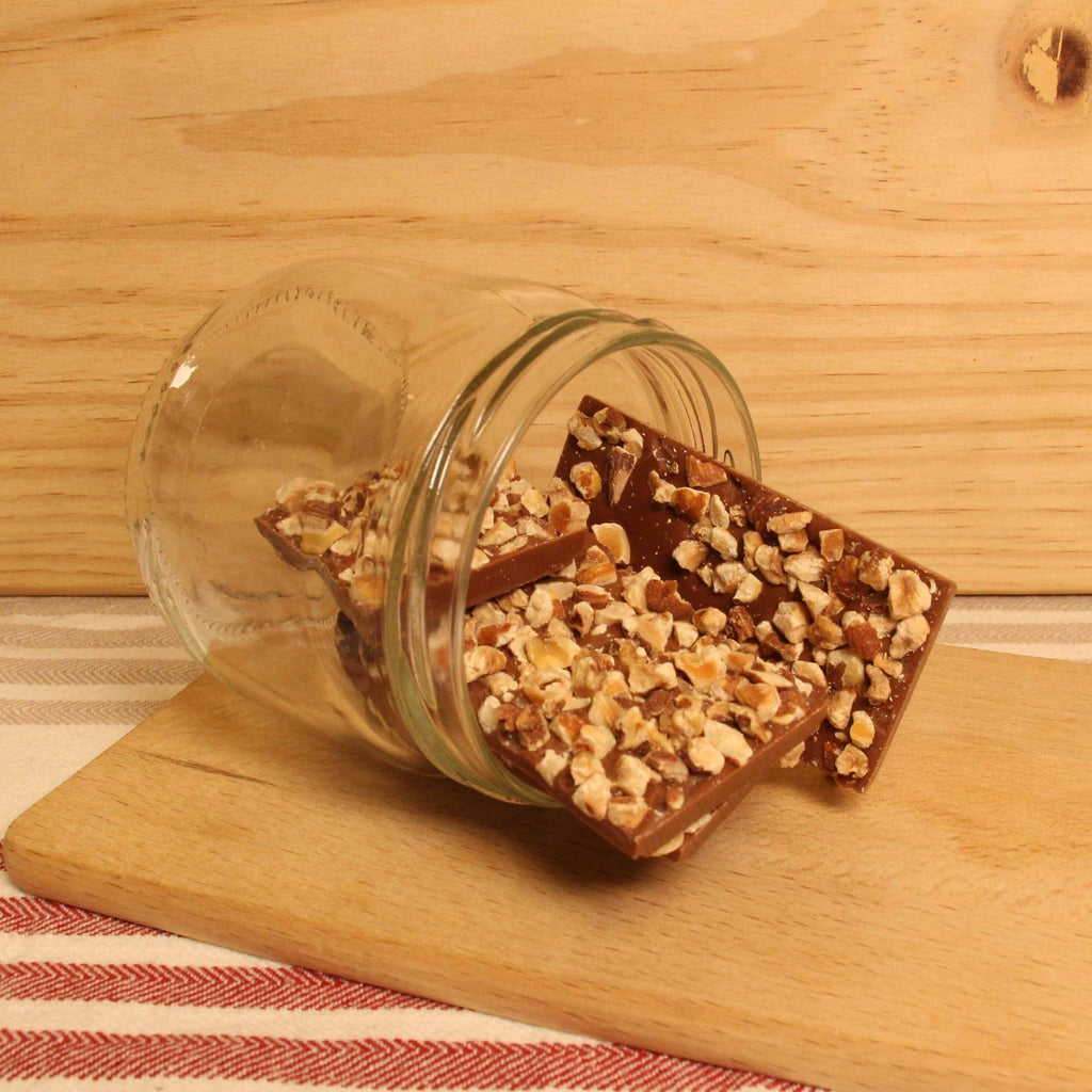 Carrés de chocolat au lait 44% noisette - 100g BOVETTI Chocolatier vrac-zero-dechet-ecolo-balma-gramont