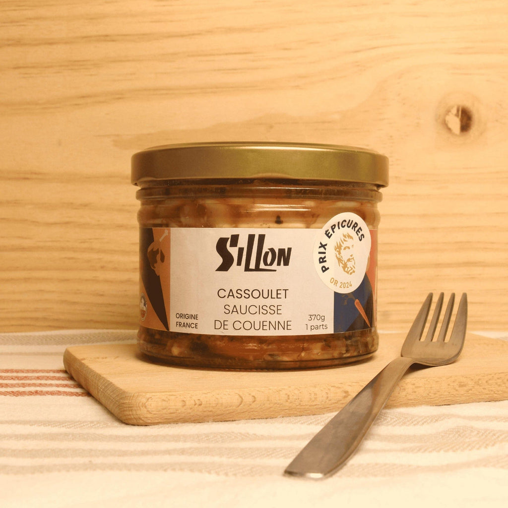 Cassoulet saucisse de couenne - 1 part - 370g Conserverie Sillon vrac-zero-dechet-ecolo-balma-gramont