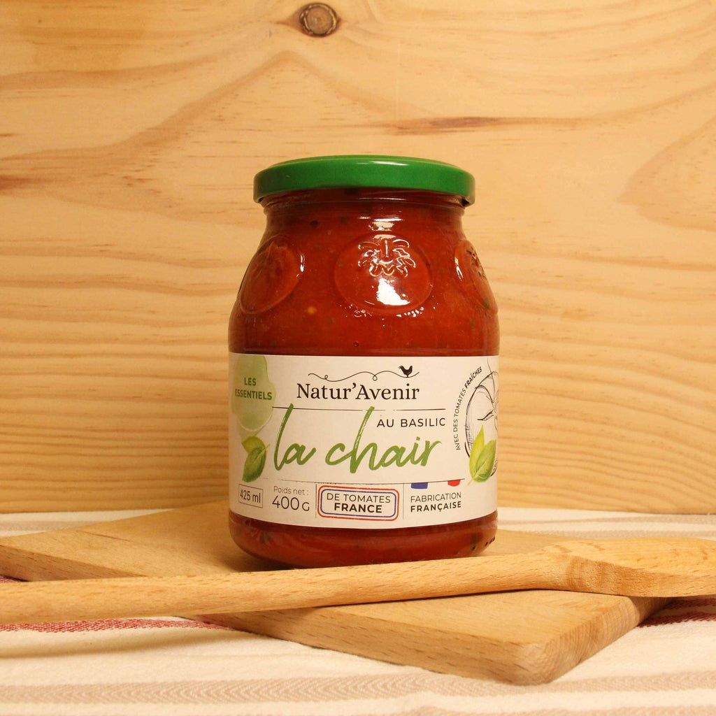 Chair de tomate au basilic BIO - 400g Natur'Avenir vrac-zero-dechet-ecolo-balma-gramont