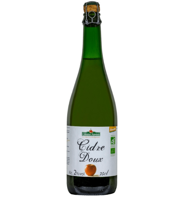 Cidre doux BIO Demeter - 75cl Côteaux Nantais vrac-zero-dechet-ecolo-balma-gramont