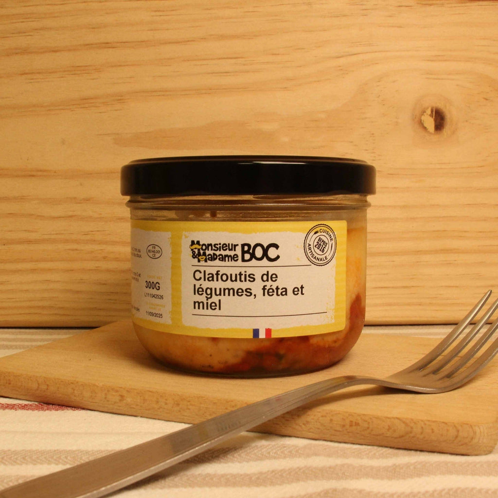 Clafoutis de légumes, féta et miel - 300g - ANTIGASPI La Centrale du Bocal vrac-zero-dechet-ecolo-balma-gramont