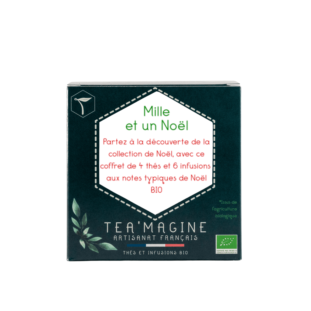 Coffret Mille et un noël - 10 infusettes de thé/infusion Tea'Magine vrac-zero-dechet-ecolo-balma-gramont