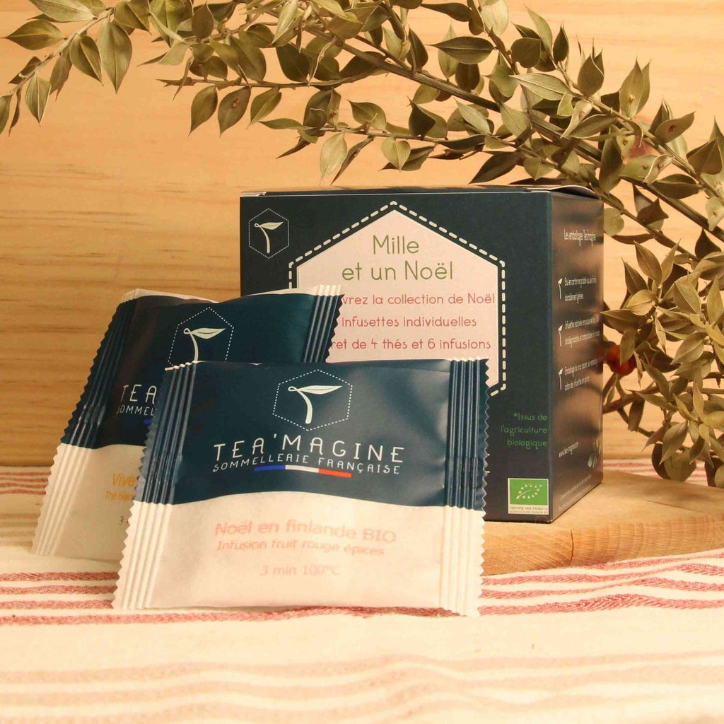 Coffret Mille et un noël - 10 infusettes de thé/infusion Tea'Magine vrac-zero-dechet-ecolo-balma-gramont