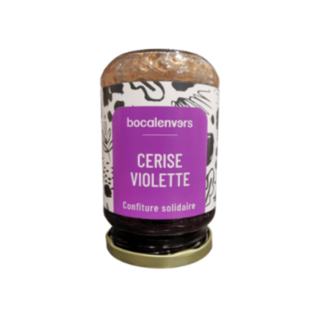 Confiture Cerise Violette - 340g Bocalenvers vrac-zero-dechet-ecolo-balma-gramont