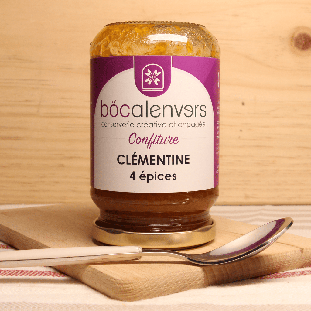 Confiture Clémentine 4 épices - 340g - ANTIGASPI Bocalenvers vrac-zero-dechet-ecolo-balma-gramont