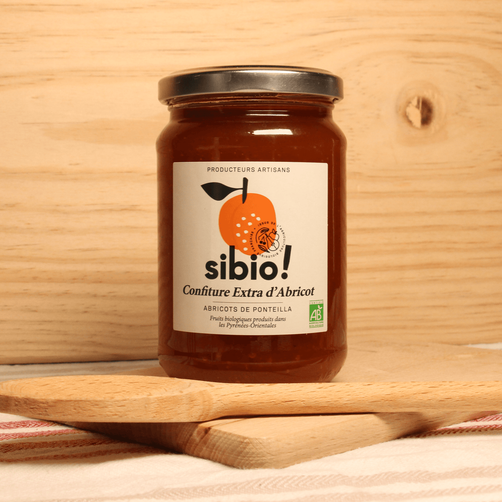 Confiture d'abricot de Ponteilla BIO - 360g Sibio vrac-zero-dechet-ecolo-balma-gramont