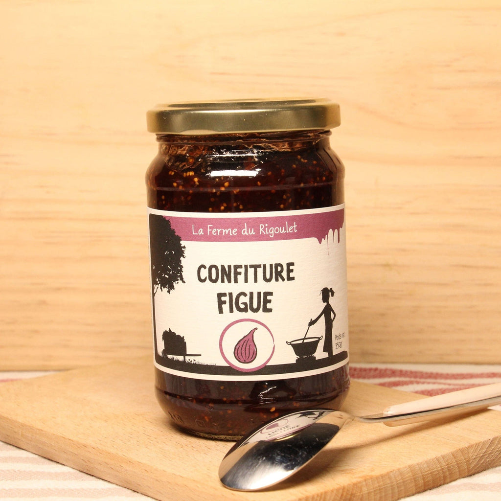 Confiture de figue BIO - 350g Ferme du Rigoulet vrac-zero-dechet-ecolo-balma-gramont