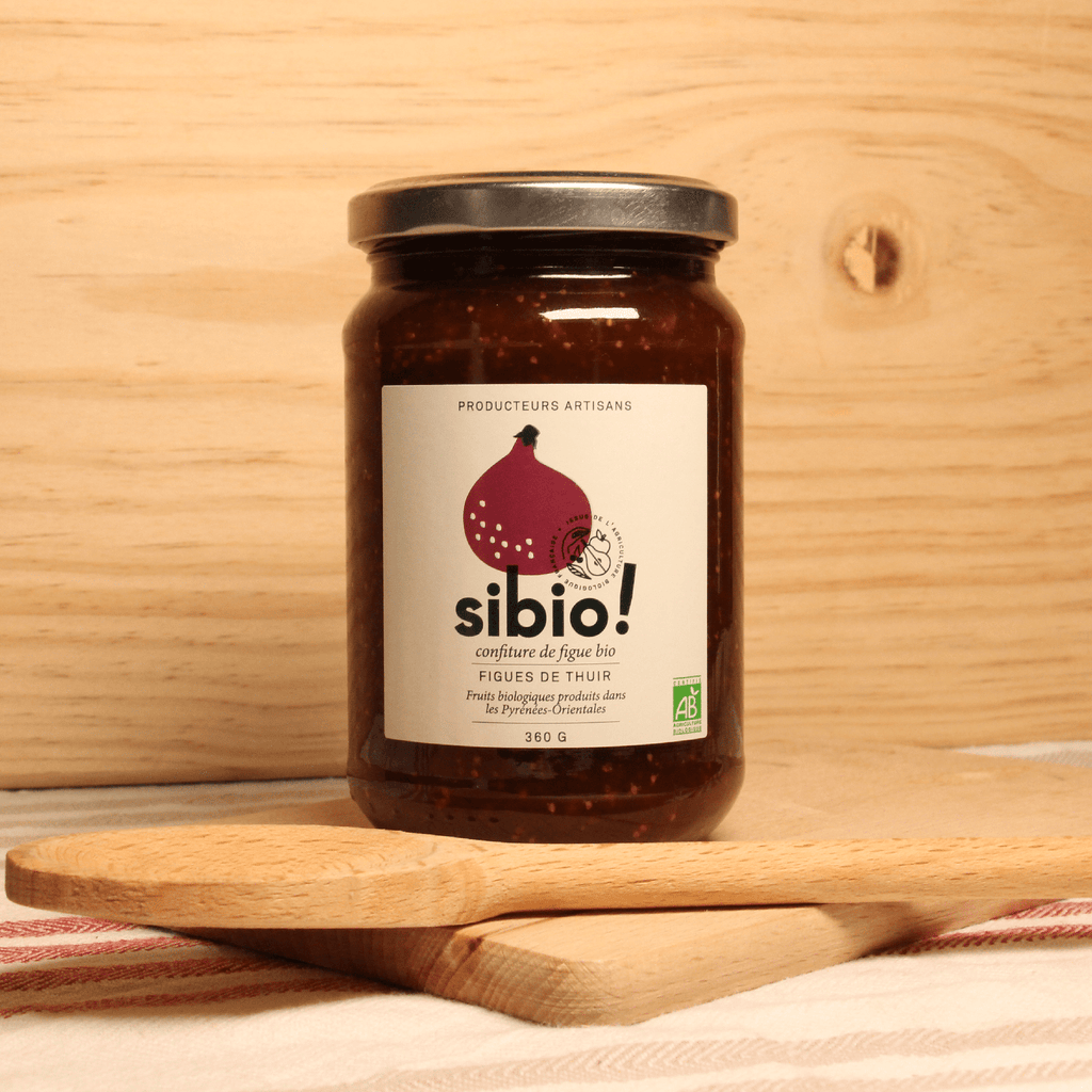 Confiture de figue de Thuir BIO - 360g Sibio vrac-zero-dechet-ecolo-balma-gramont
