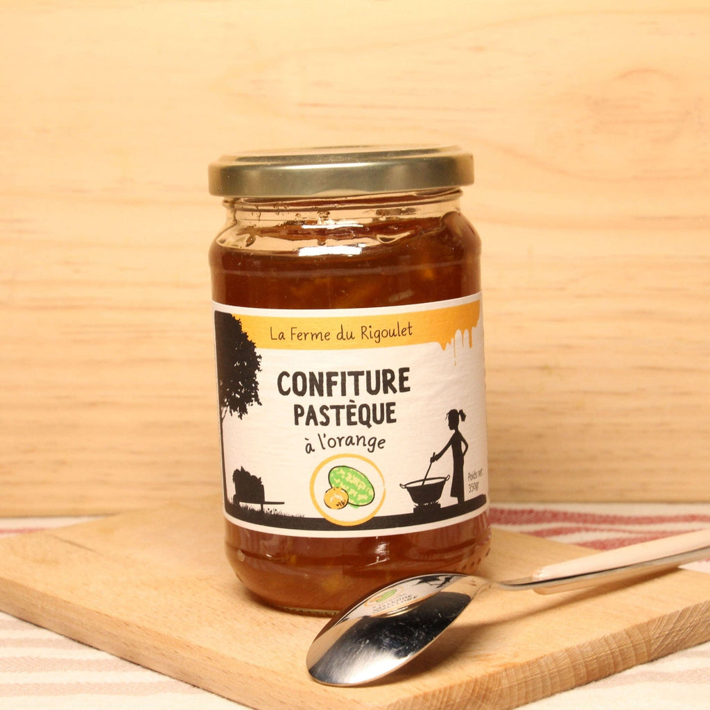 Confiture de Pastèque à l'orange BIO- 350g Ferme du Rigoulet vrac-zero-dechet-ecolo-balma-gramont