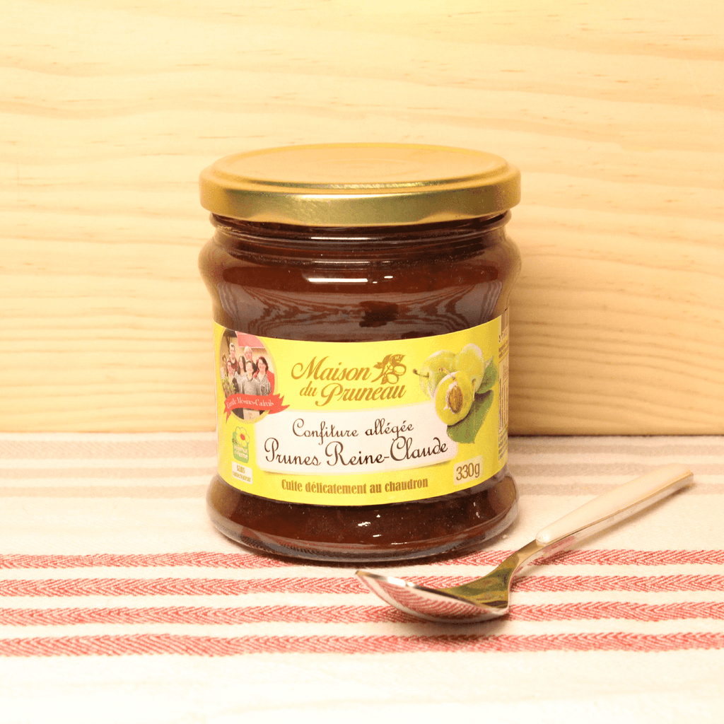 Confiture de prune Reine Claude allégée - 330g La Maison du Pruneau vrac-zero-dechet-ecolo-balma-gramont