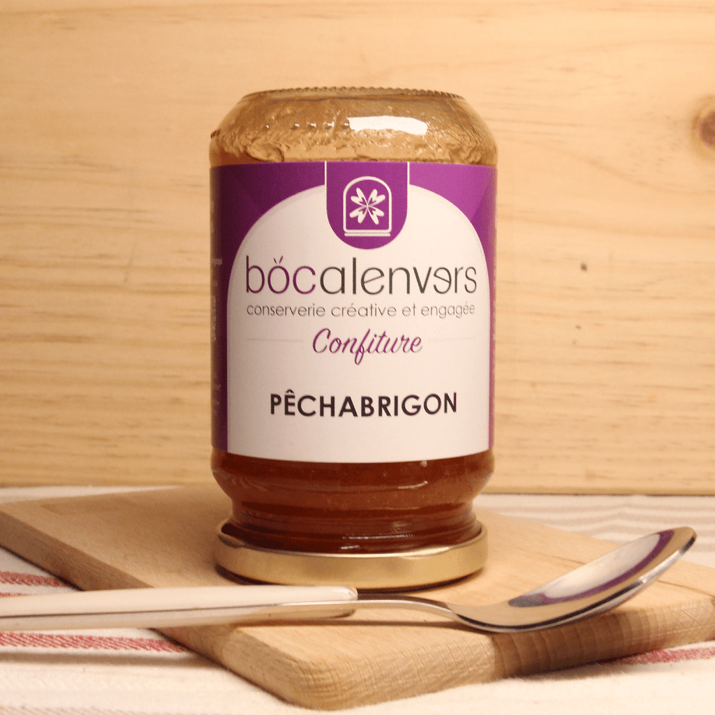 Confiture Pêchabrignon - 340g Bocalenvers vrac-zero-dechet-ecolo-balma-gramont