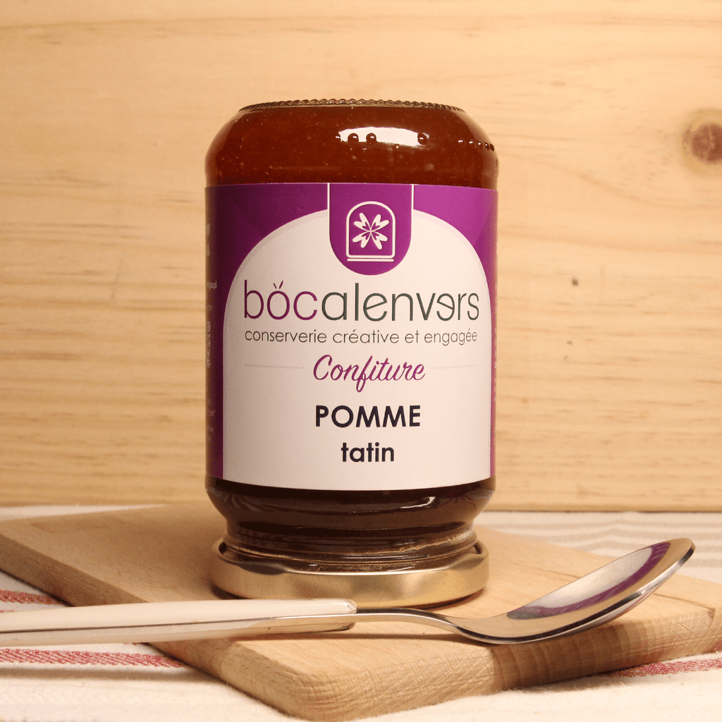 Confiture Pomme Tatin - 340g Bocalenvers vrac-zero-dechet-ecolo-balma-gramont