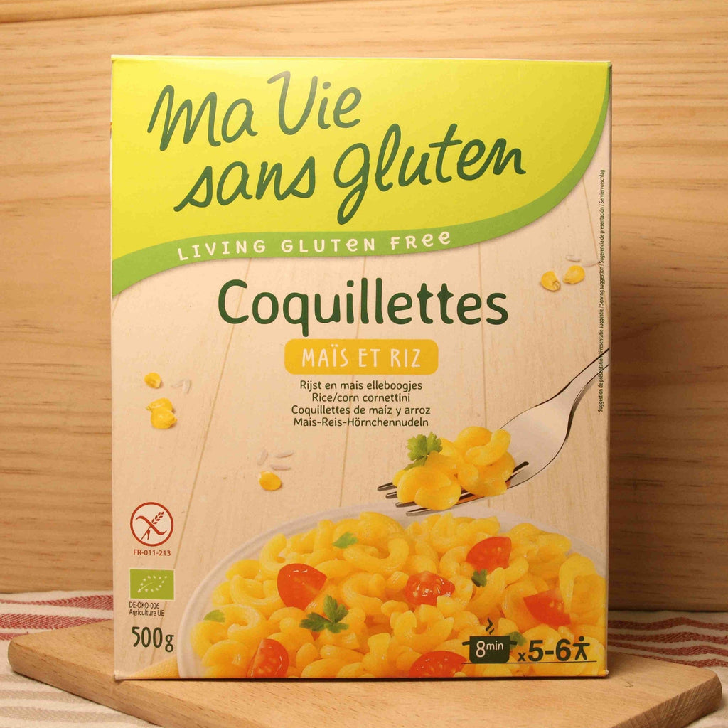 Coquillettes maïs et riz sans gluten BIO - 500g Ma vie sans gluten vrac-zero-dechet-ecolo-balma-gramont