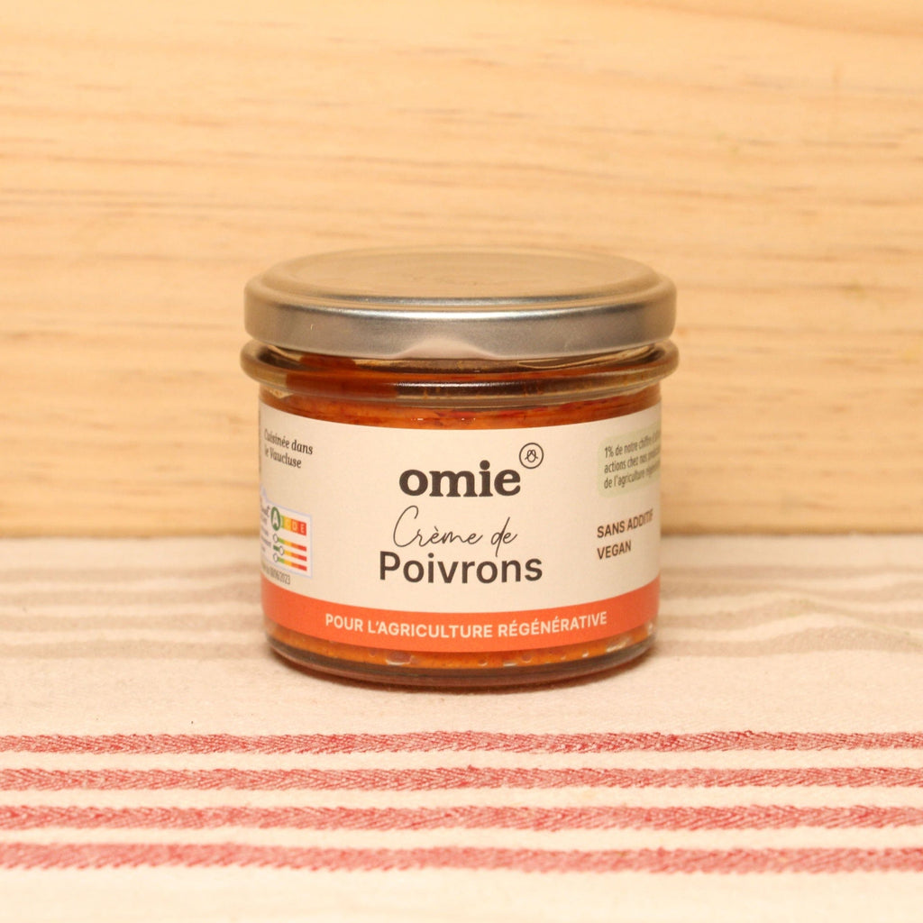 Crème de poivrons - 90g Omie vrac-zero-dechet-ecolo-balma-gramont