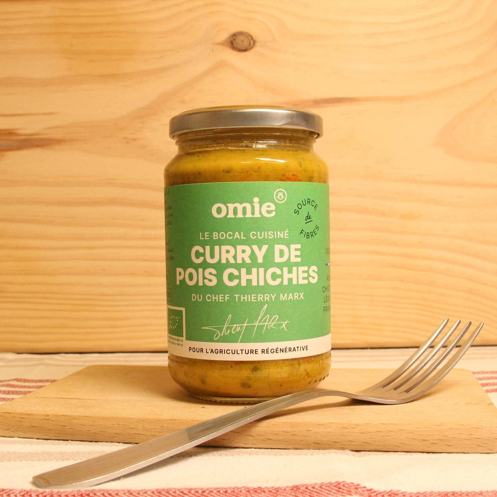 Curry de pois chiches BIO - 340g Omie vrac-zero-dechet-ecolo-balma-gramont
