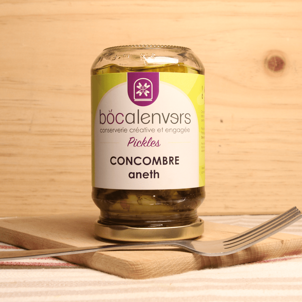 DATE-COURTE (30/04) Pickles Concombre Aneth - 180g Bocalenvers vrac-zero-dechet-ecolo-balma-gramont