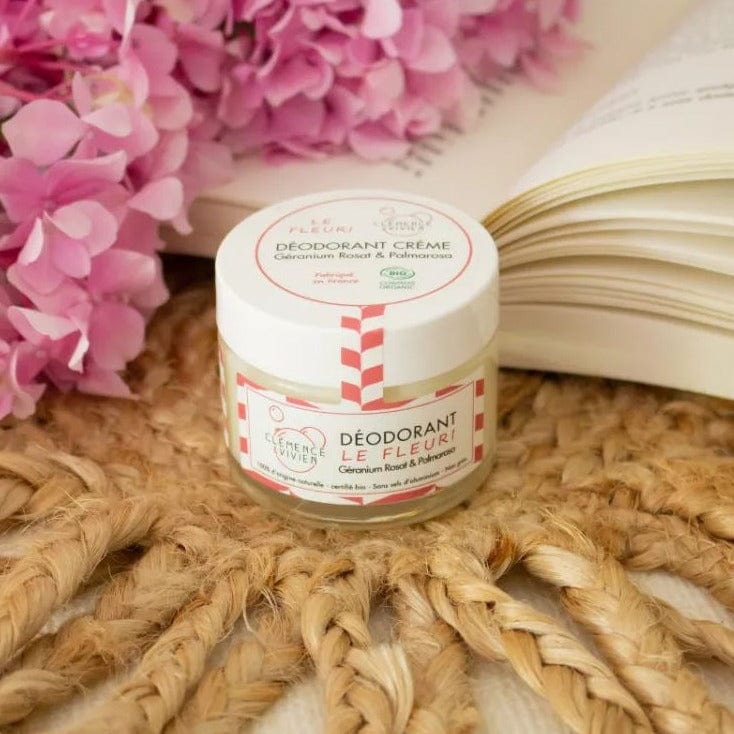 Déodorant crème "Le Fleuri" - Géranium rosat & palmarosa - 50g Clémence & Vivien vrac-zero-dechet-ecolo-balma-gramont
