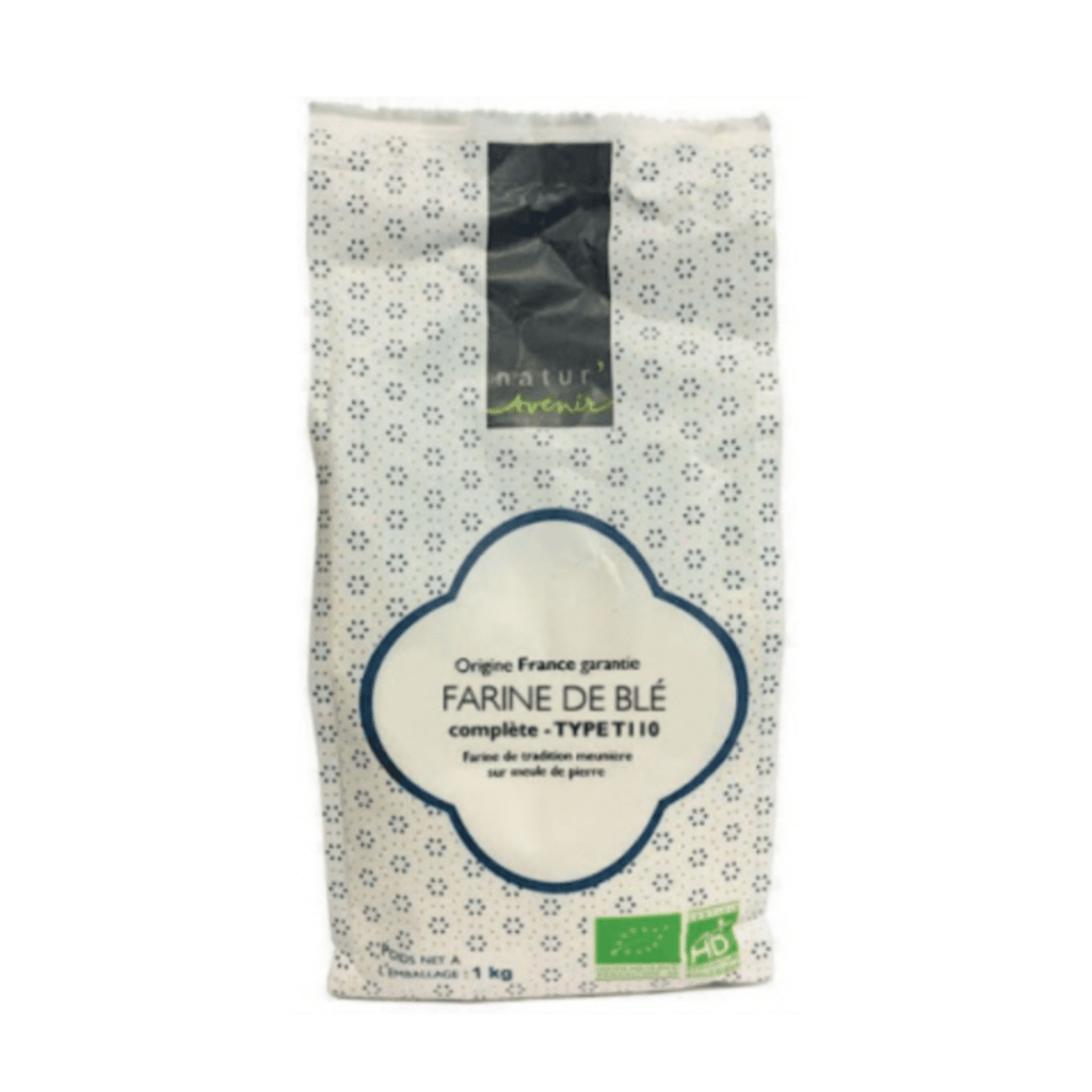 Farine de blé complète T110 BIO - 1kg Natur'Avenir vrac-zero-dechet-ecolo-balma-gramont