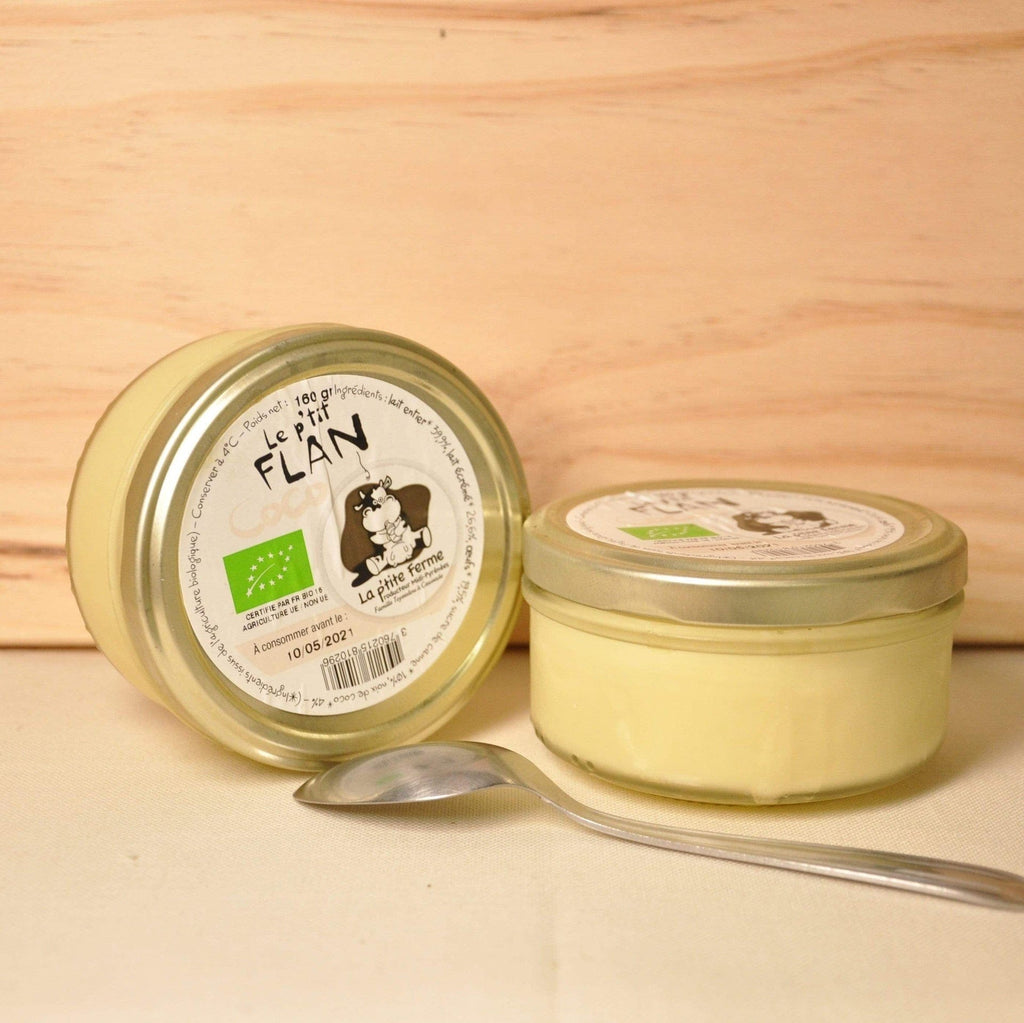 Flan des gourmands noix de coco BIO - 160g La p'tite ferme vrac-zero-dechet-ecolo-balma-gramont