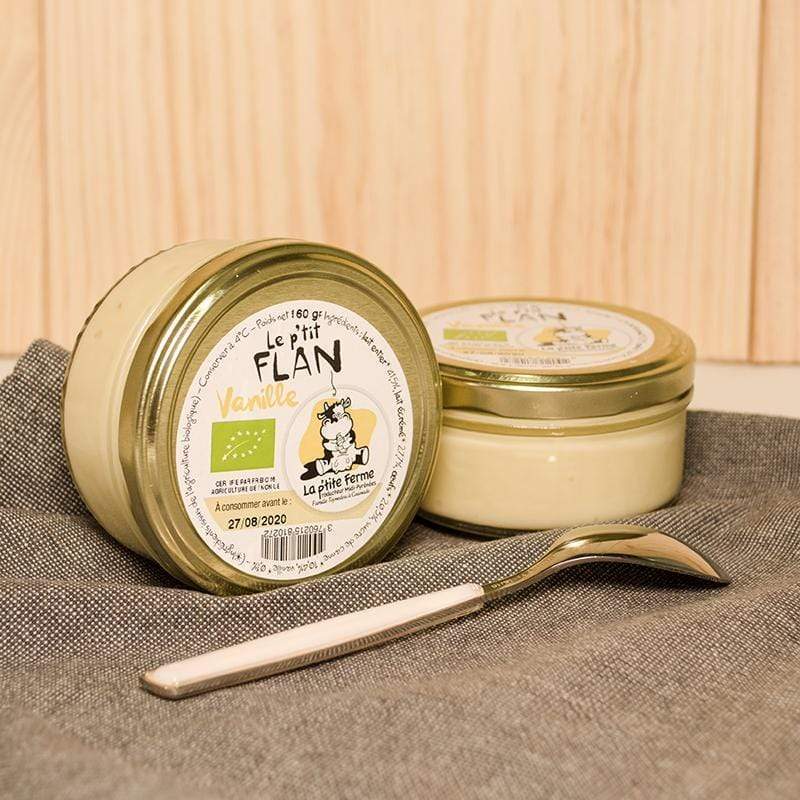 Flan des gourmands vanille BIO - 160g La p'tite ferme vrac-zero-dechet-ecolo-balma-gramont