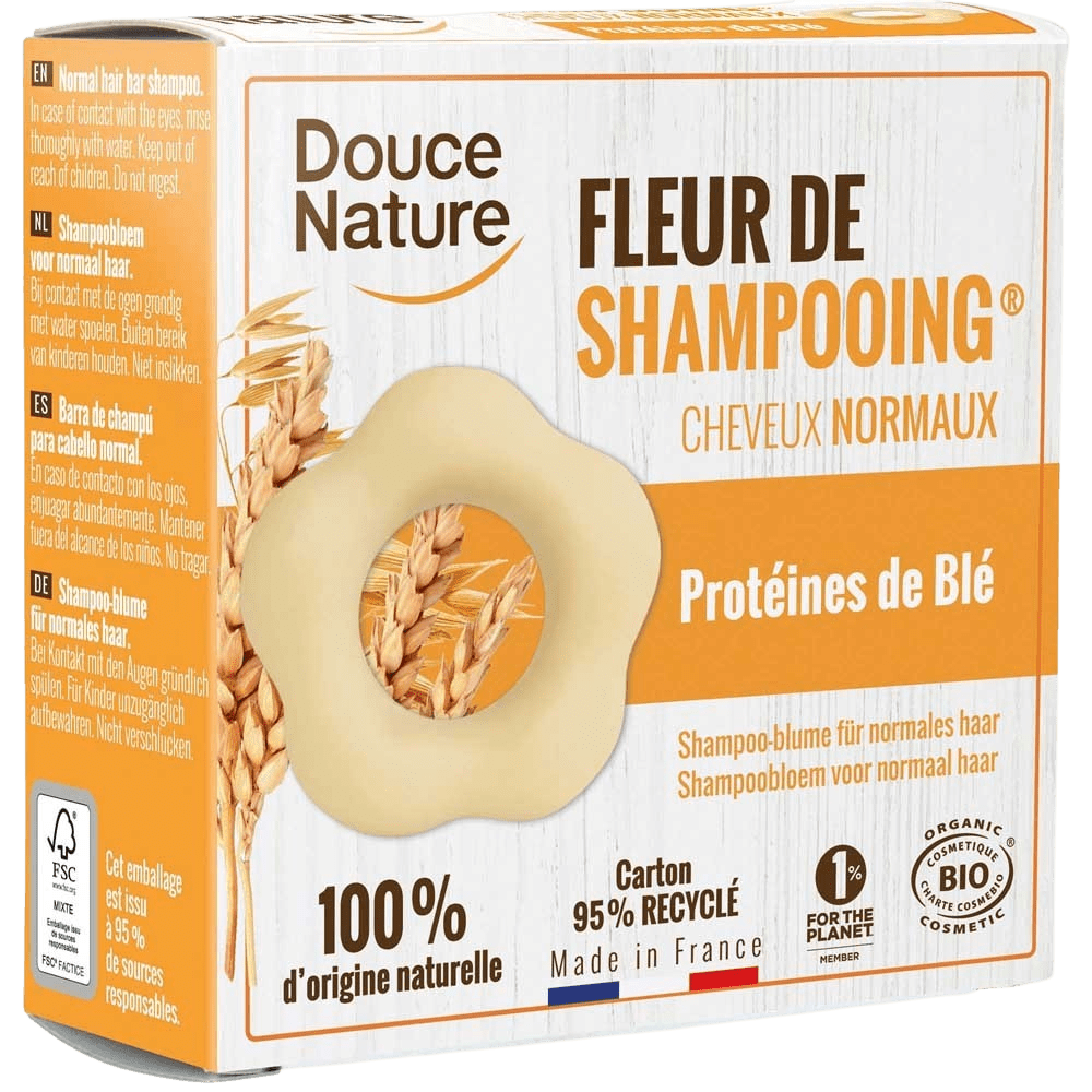 Fleur de shampoing BIO pour cheveux normaux - 85g Ekibio vrac-zero-dechet-ecolo-balma-gramont