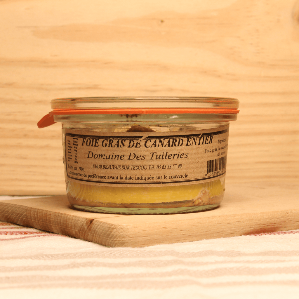 Foie gras de canard gras - 90g Domaine des Tuileries vrac-zero-dechet-ecolo-balma-gramont