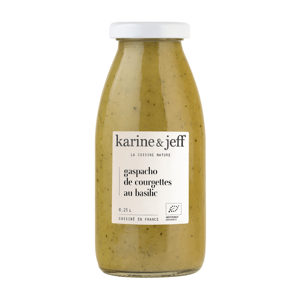 Gaspacho de courgettes et basilic - 0.25L Karine & Jeff vrac-zero-dechet-ecolo-balma-gramont