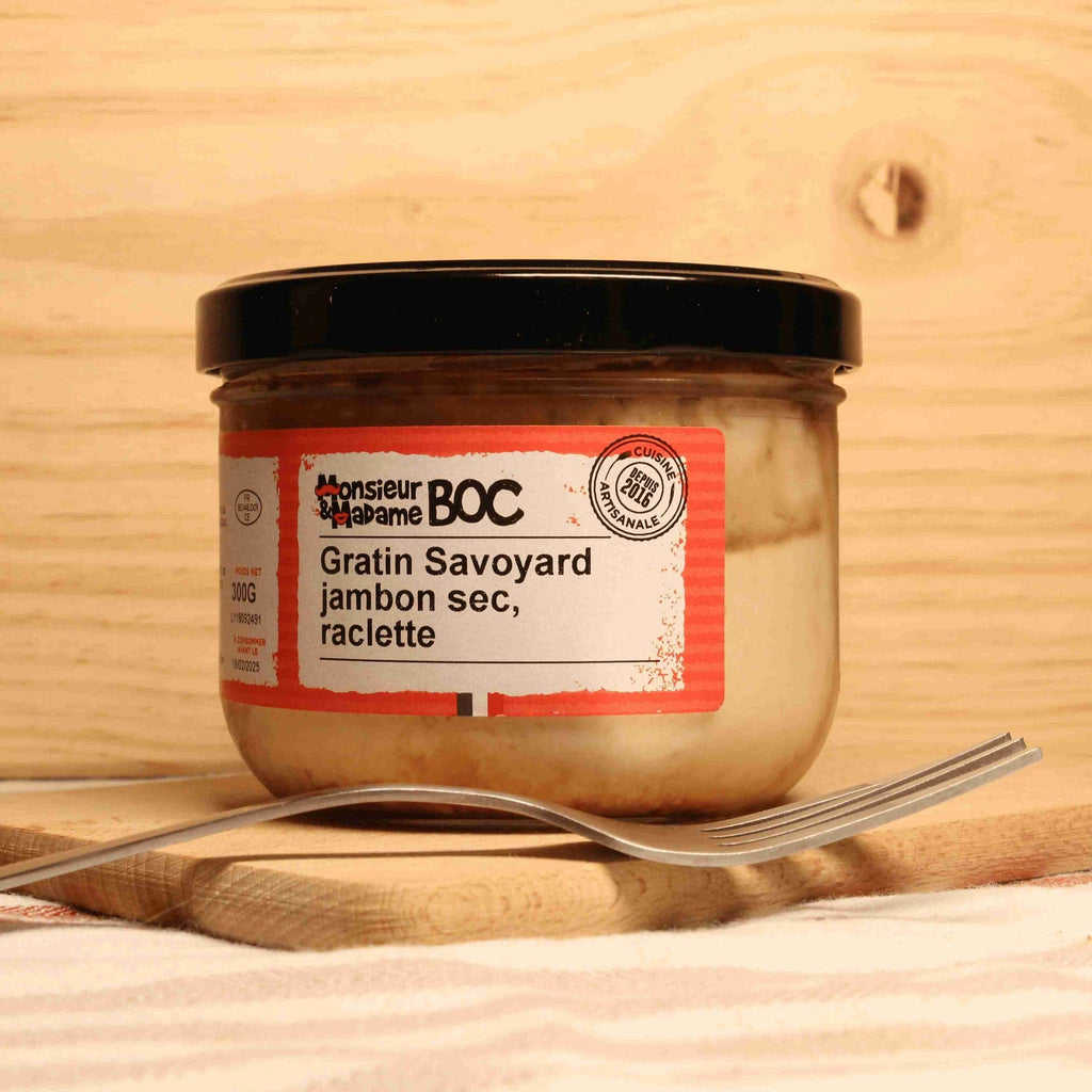 Gratin savoyard jambon sec, raclette - 300g - ANTIGASPI La Centrale du Bocal vrac-zero-dechet-ecolo-balma-gramont