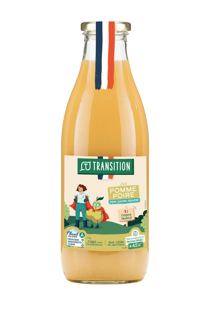 JUS DE POMME POIRE - 1L Transition vrac-zero-dechet-ecolo-balma-gramont