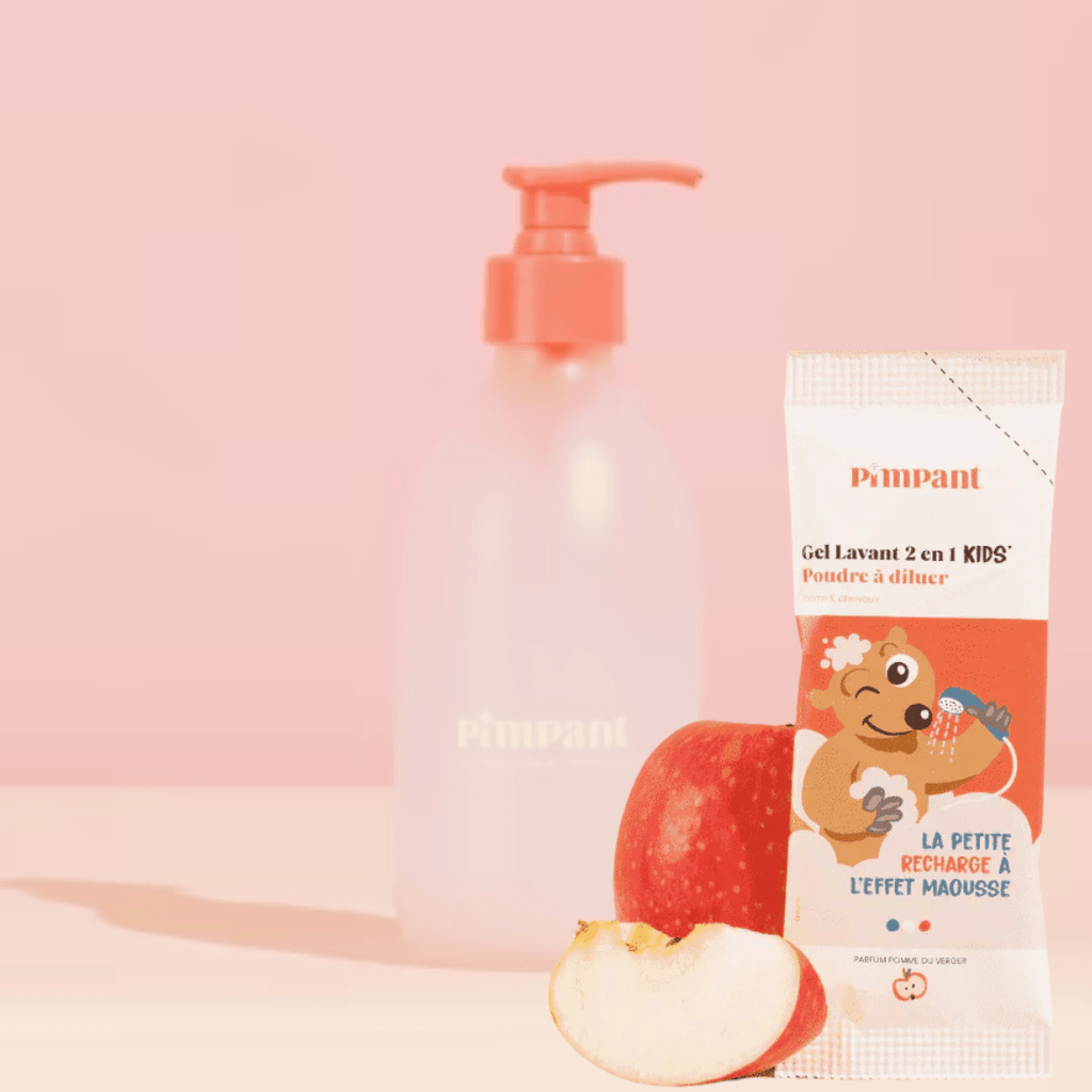 Kit Gel Lavant Kids 2-En-1 Pomme Du Verger - 300ml Pimpant vrac-zero-dechet-ecolo-balma-gramont