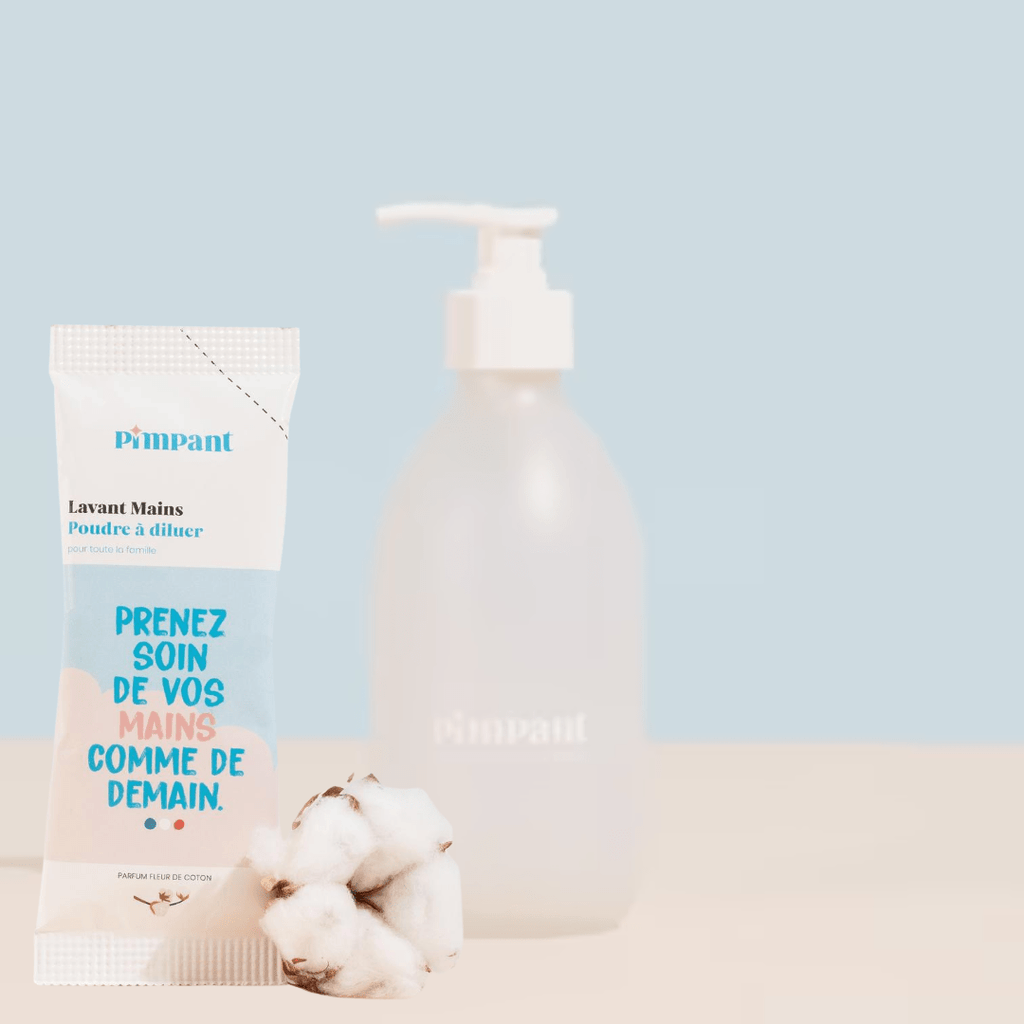 Kit Gel Lavant Mains Fleur De Coton - 300ml Pimpant vrac-zero-dechet-ecolo-balma-gramont