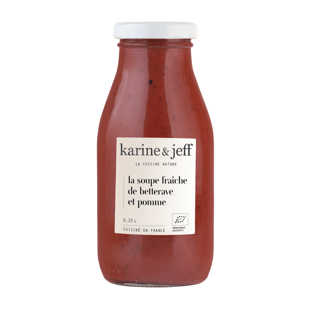 La soupe fraîche de betterave et pomme - 0.25L Karine & Jeff vrac-zero-dechet-ecolo-balma-gramont
