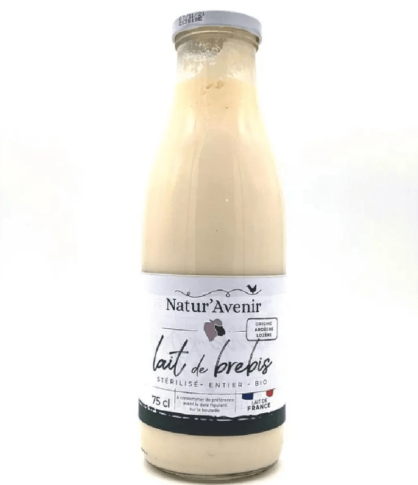 Lait de brebis entier stérilisé BIO - Bouteille verre 75cl - ANTIGASPI Natur'Avenir vrac-zero-dechet-ecolo-balma-gramont